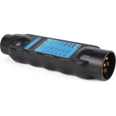 Afbeelding van Benson Trailer Aansluiting Tester 7 Polig Stekkertester 12 Volt