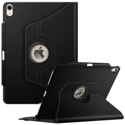 Afbeelding van FINTIE Draaibare hoes compatibel met iPad Air 13 inch (M2) 2024 [360 graden draaibaar] potloodhouder, automatische slaap/wake, zwart