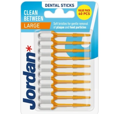 Afbeelding van Jordan Sticks Clean Between Large 40 stuks