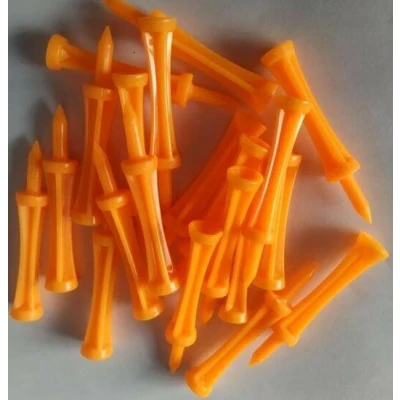 Afbeelding van Pure4Golf Plastic Step Tees Oranje 69mm