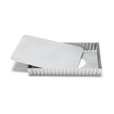 Afbeelding van Patisse Quichevorm Losse Bodem Silver Top 21x21cm