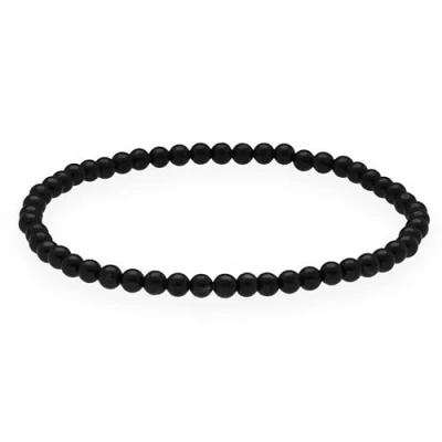 Afbeelding van Lebensquelle Plus Miniparelarmband, 4 5 mm, Edelsteenarmband van hoge kwaliteit, Edelsteen