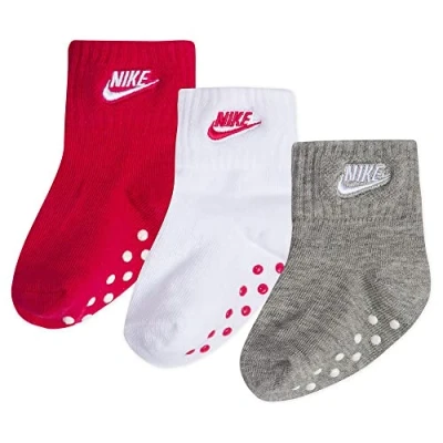 Afbeelding van Nike Sportswear CORE Futura LOGO 3 PACK Sokken voor kinderen, Maat: 18 23, Rush pink