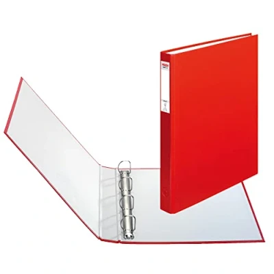 Afbeelding van Herlitz 5304035 maX.file protect ringband met 4 ringen, A4, 25 mm rug, rood