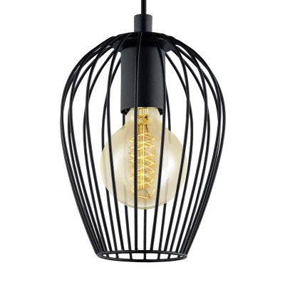 Afbeelding van Eglo Verlichting Hanglamp Newtown 1L 16 zwart