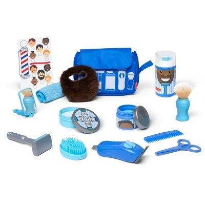 Afbeelding van Melissa &amp; Doug Kapperszaak speelset en scheerspeelgoed voor jongens meisjes vanaf 3 jaar