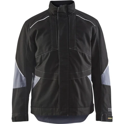 Afbeelding van Blåkläder 4961 1516 Vlamvertragende Winterjas Zwart/Grijs maat XL