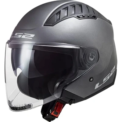 Afbeelding van LS2, Motorhelm Copter II Solid Titanium Mat XL