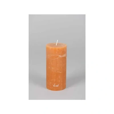 Afbeelding van Luz Your Senses Rustic Cilinderkaars 7x15cm Amber