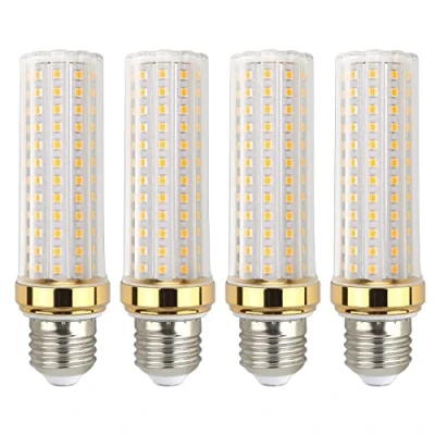 Afbeelding van ledlamp E27, 20 W, neutraal wit, 4000 K, 2000 lm, AC 230 V, 88 leds, komt overeen met halogeenlamp, 150 niet dimbaar, maar neutraal, voor garage studio, 4 stuks