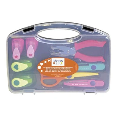 Image de Kit : perforatrice et ciseaux cranteur 8 pièces Artémio