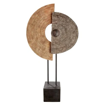 Afbeelding van Gilde Poly Skulptur Carve auf Sockel Decoratieve figuren Multi kleuren Uniek
