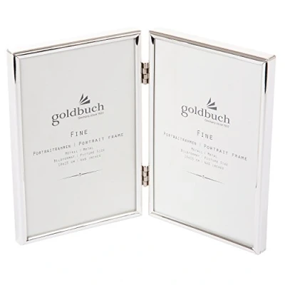 Afbeelding van Goldbuch Fotolijst Fine Double Zilver 10x15 cm