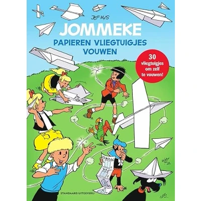 Afbeelding van Jommeke spelboek 1 Papieren vliegtuigjes vouwen met