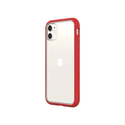 Afbeelding van RhinoShield Mod NX beschermhoes compatibel met [iPhone 11], personaliseerbaar, rood