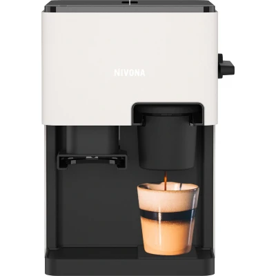 Afbeelding van Nivona CUBE 4102 Cream White Halfautomatische espressomachines bij Simon Lévelt