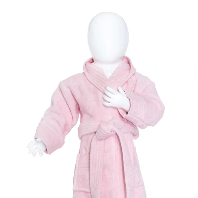 Afbeelding van The One Baby Badjas 450 gram Licht Roze 68/74