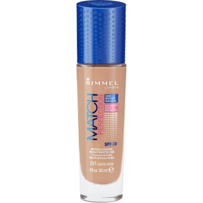 Afbeelding van Rimmel London Match Perfection Foundation 201 Classic Beige