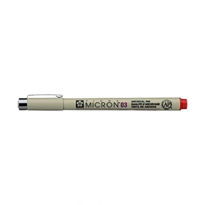 Image de SAKURA Feutre PIGMA MICRON 03, rouge