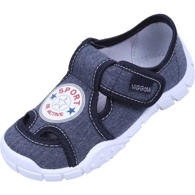 Afbeelding van ADAS SPORT Denim sneakers voor jongens met velcro / 26