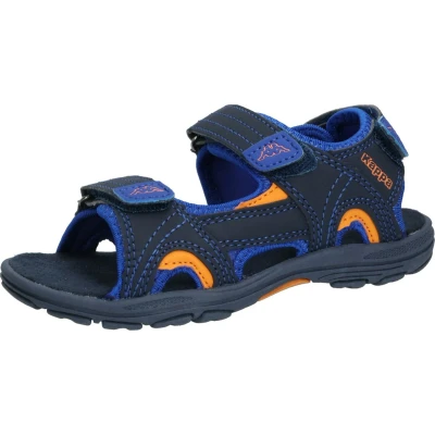Afbeelding van Kappa Early II Unisex Outdoorsandalen voor kinderen, Maat: 28, Navy/orange Textiel