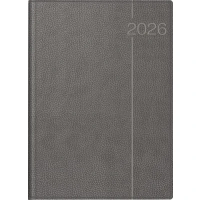 Afbeelding van rido/idé Agenda 2026, format A4, en cuir synthétique, gris