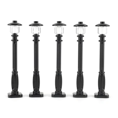 Afbeelding van Aangepaste figuur x zwarte lantaarns voor uw Lego City