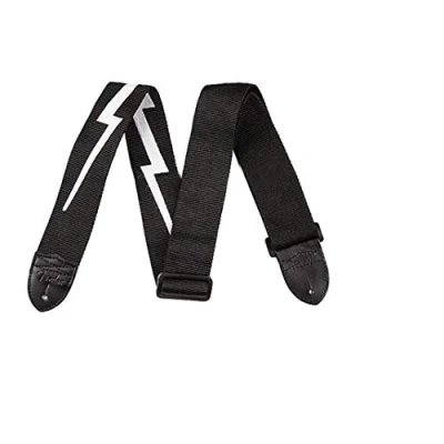 Afbeelding van Fender Nylon lightning bolt strap 2 Gitaarband zwart