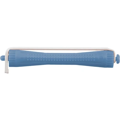 Afbeelding van Comair Cold Wave Rods, 90 Mm, Round Rubber, 11 Mm Blue 12 Pcs