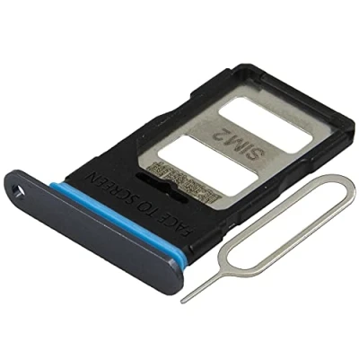 Afbeelding van MMOBIEL Dual Sim Kaart Houder voor Xiaomi Mi 10T / Pro 5G Zwart Incl. Pin