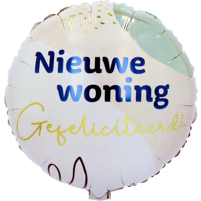 Afbeelding van Folat Folieballon &#039;Gefeliciteerd! Nieuwe Woning&#039; 45 cm