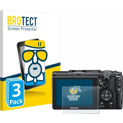 Afbeelding van BROTECT Screenprotector voor Ricoh GR II 2015 Folie Beschermfolie Beschermglas matte (3 Stuks)