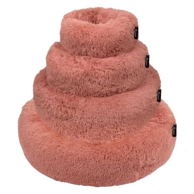 Afbeelding van District70 Hondenmand Donut Fuzz Oud Roze