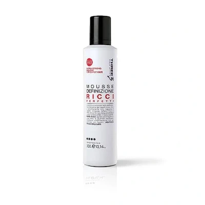 Afbeelding van Three Hairstyle Mousse Ricci 300ml Voor gekruld haar