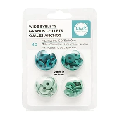 Afbeelding van 60 wide aqua eyelets We R