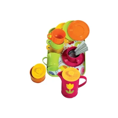 Afbeelding van Gowi Koffieservies (Roze en Groen)