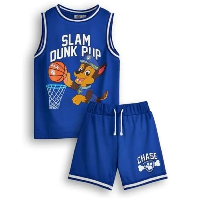 Afbeelding van Paw Patrol Basketbalset voor jongens, geel, 2 delig