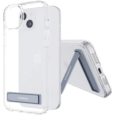 Afbeelding van iMoshion Hoesje Geschikt voor iPhone 15 Plus Stand Backcover Transparant