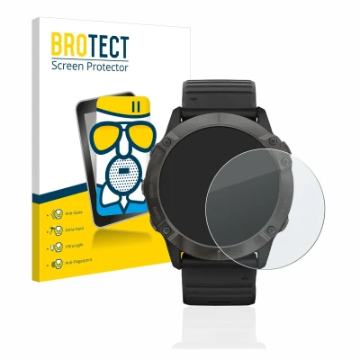 Afbeelding van BROTECT Screenprotector voor Garmin Fenix 6X Pro Folie Beschermfolie Beschermglas matte