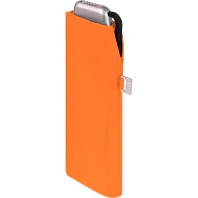 Afbeelding van Doppler Zakparaplu van koolstofstaal, effen, praktisch formaat, licht, 22 cm, Fruitige sinaasappel