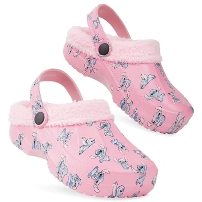 Afbeelding van Disney Stitch Pantoffels voor kinderen, meisjes, maten 26 35, gevoerde klompen kinderen
