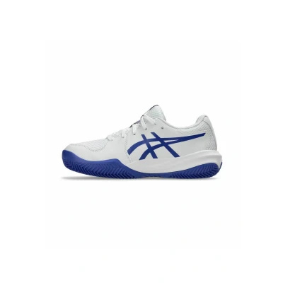 Afbeelding van Asics Gelresolution Tennisschoenen voor kleibanen kinderen, Maat: 37, White dark Mesh