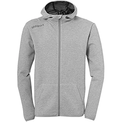 Afbeelding van Uhlsport Essential Sweater Met Kap Kinderen Donkergrijs Gemeleerd Maat: 140