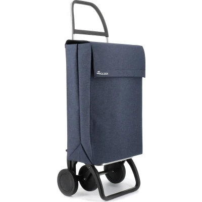 Afbeelding van Rolser Boodschappentrolley Jean Tweed 4 Wielen Marino