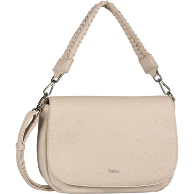 Afbeelding van Gabor Schoudertas Vivien Flap Bag Top Zip Cream White Crème