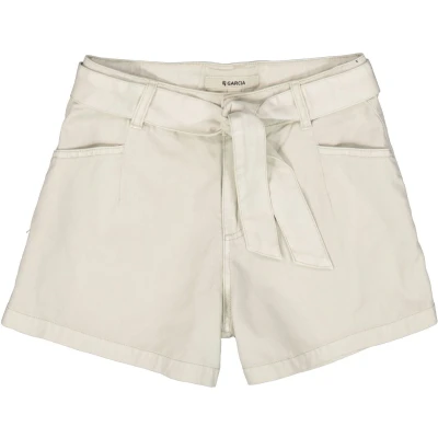 Afbeelding van GARCIA Meisjes Shorts Wit Maat 128