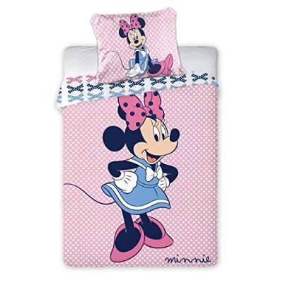 Afbeelding van Disney Minnie Mouse baby dekbedovertrekje 100 x 135 cm