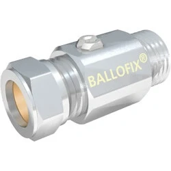 Afbeelding van VSH Ballofix Afsluiter verchroomd bu x knel 1/2&quot;x15