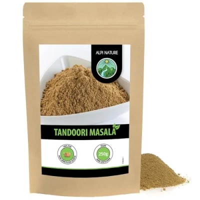 Afbeelding van Tandoori Masala kruidenmix (250 g), typisch Indiase kruidenmix, hersluitbare verpakking