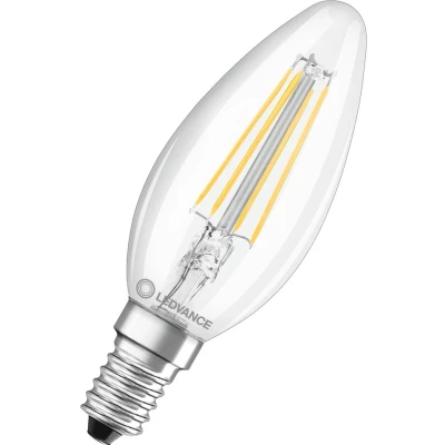 Afbeelding van Ledvance LED Classic E14 Kaars Filament Helder 3.4W 470lm 927 Zeer Warm Wit Dimbaar Beste Kleurweergave